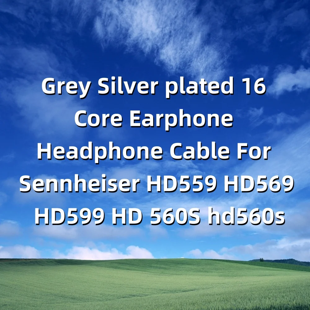 16-ядерный серый посеребренный кабель для наушников Sennheiser HD559 HD569 HD599 HD 560S hd560s LN008833