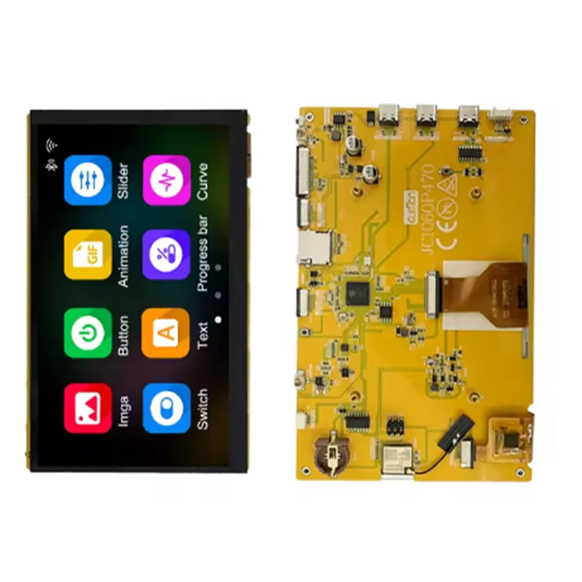 Hot koop ESP32 P4 Development Board 7 inch Display 7 Inch TouchScreen Onboard ESP32-C6/Camera-poort/luidspreker-poort