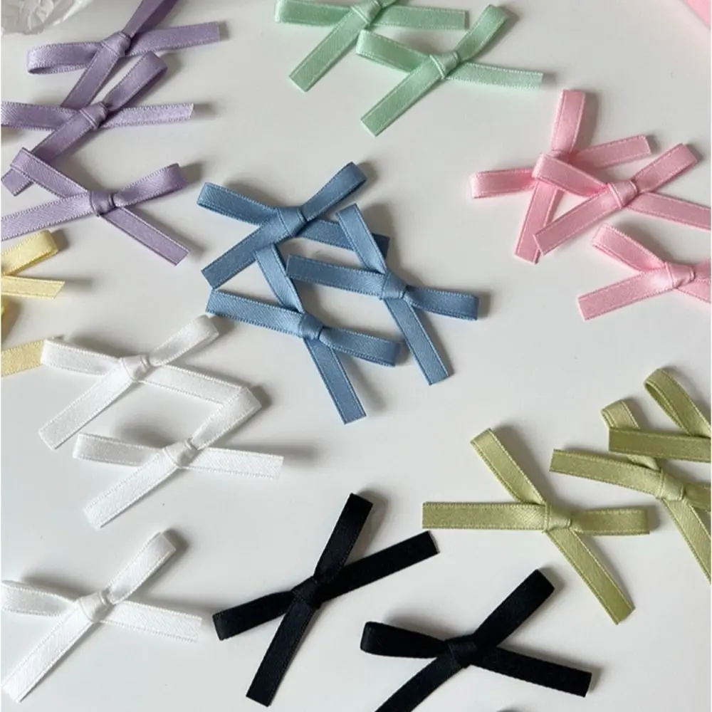 Sweet Bowknot Hair Clips Headdress Ribbon Hair Accessories Bow Hairpin Headwear Little Cute Barrette Girls