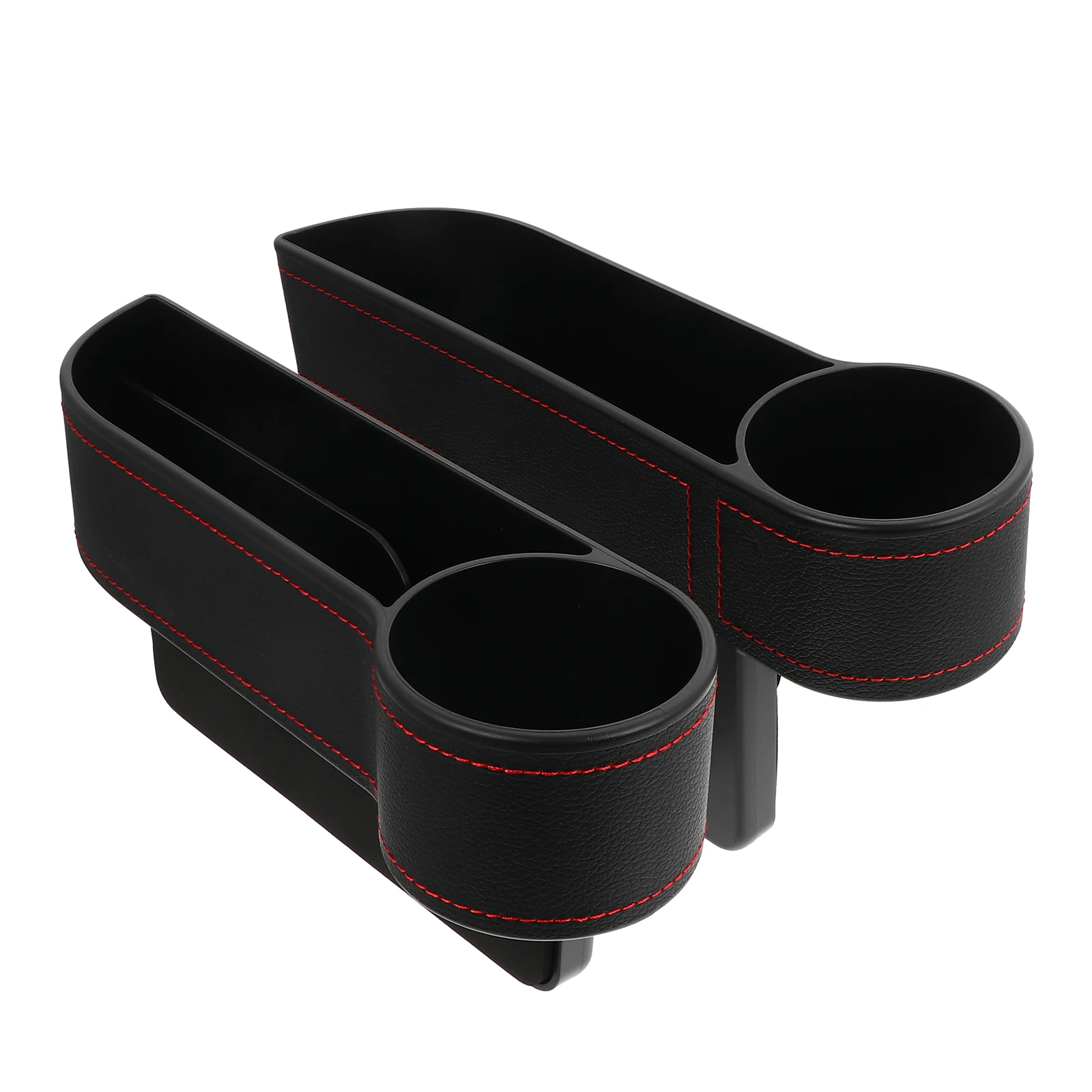 

2Pcs Car Gap Filler ABS Storage Seat Gap Container Console Pockets ganizer for Most Cars No Tools Required