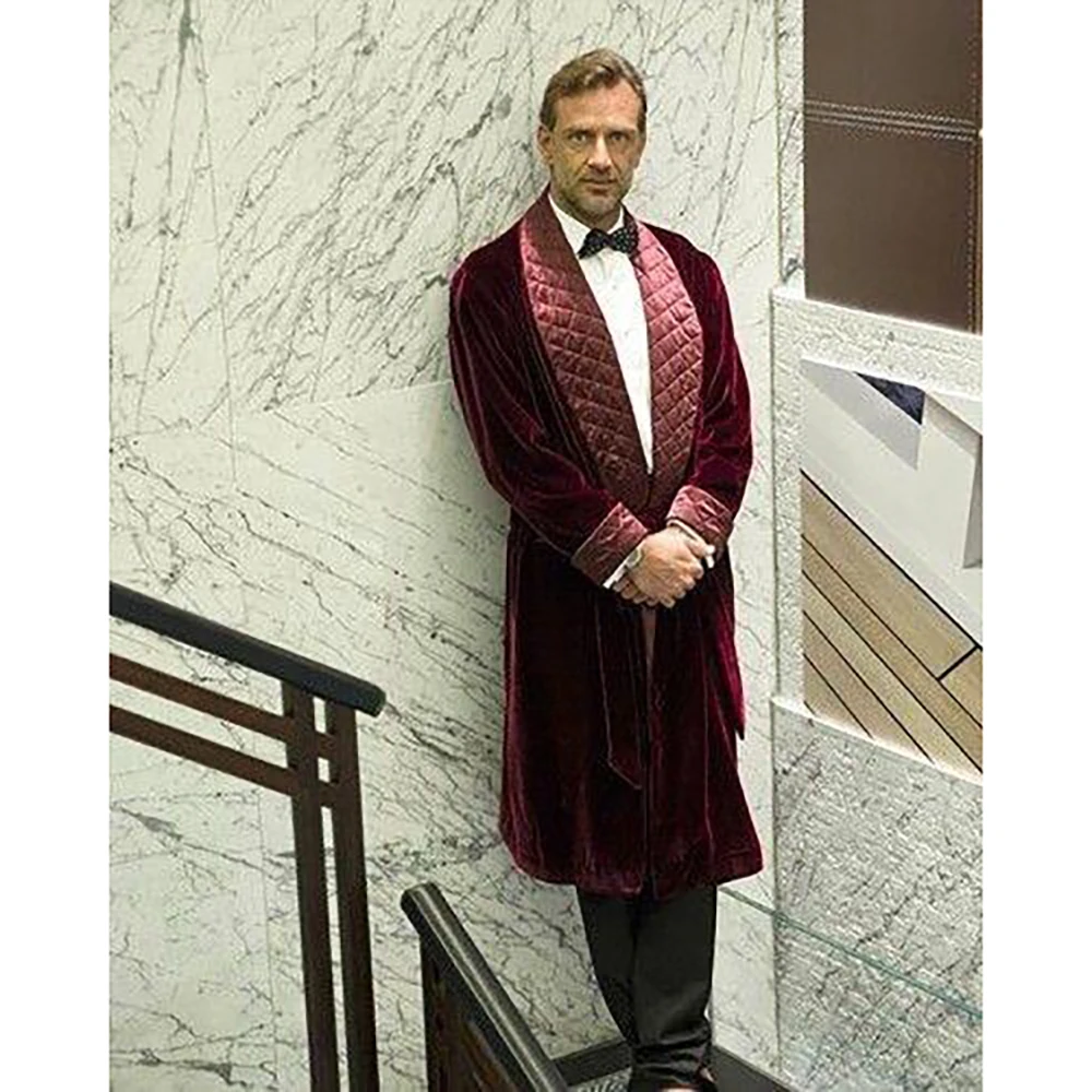 Multiple Styles of Men's Tailcoats Single Piece Jackets High-quality Velvet Material Male Blzaer