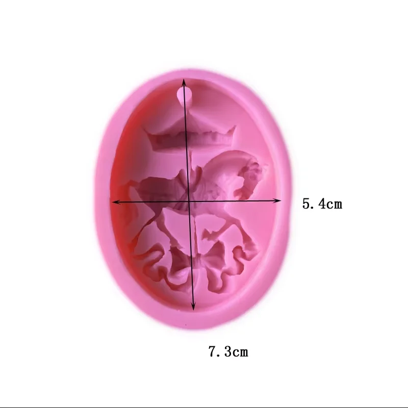 1PCS With Hole Carousel Shape Cake Mold Cake Decorating Tools Mold Silicone Mold For Fondant Silicone Cake Tools