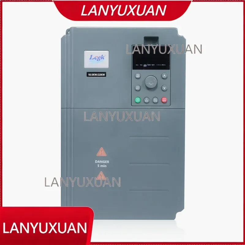 LCGK LC400T VFD 11kW (15HP) 15kW (20HP) 18.5kW (25HP) 22kW (30HP) 220V Single Phase to 380V Three Phase Frequency Inverter