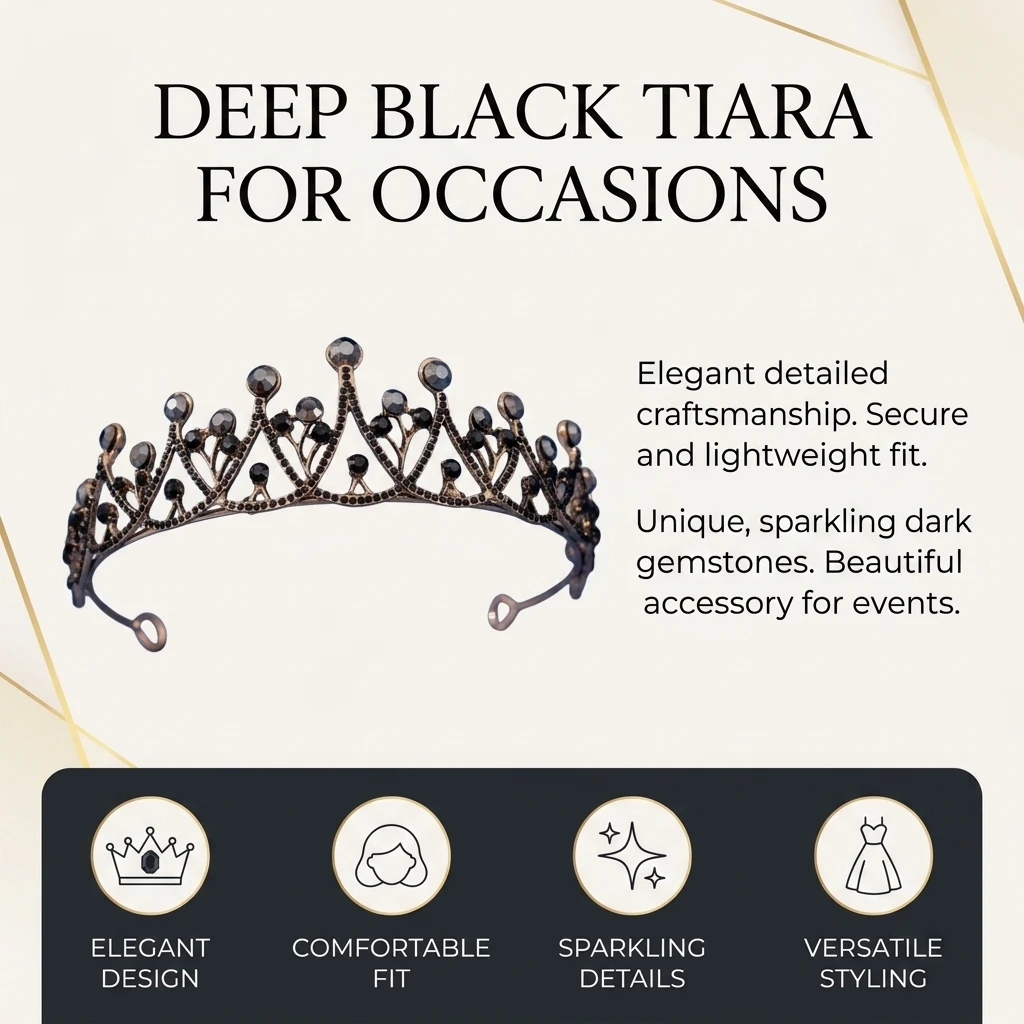 Bridal Crown Headpiece Pearl Luxury Hairband for Wedding Dress Accessories view 5