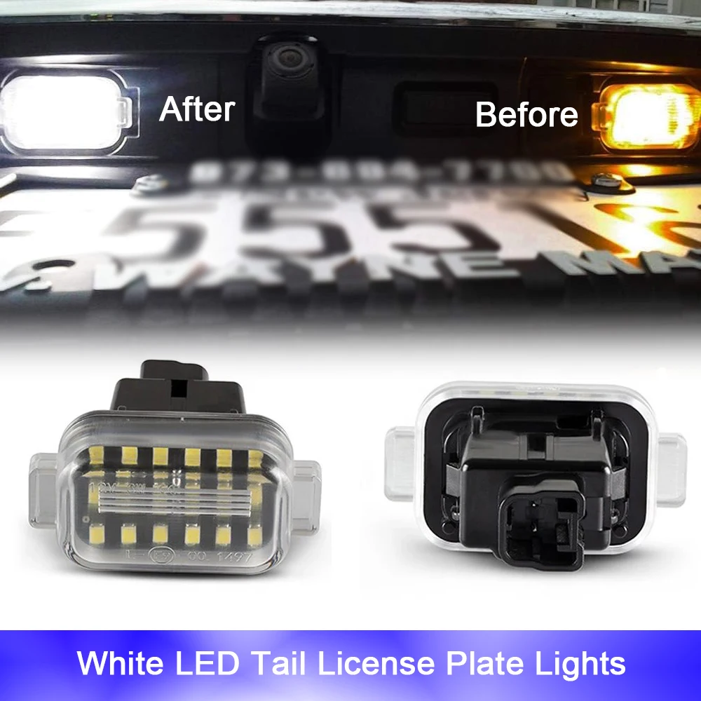 

2x Backup LED License Plate Tail Light For Mazda 6 GJ1 GL Atenza 2012-2021 3 Hatchback 5-Door 2014-2018 Car Assembly Bumper Lamp