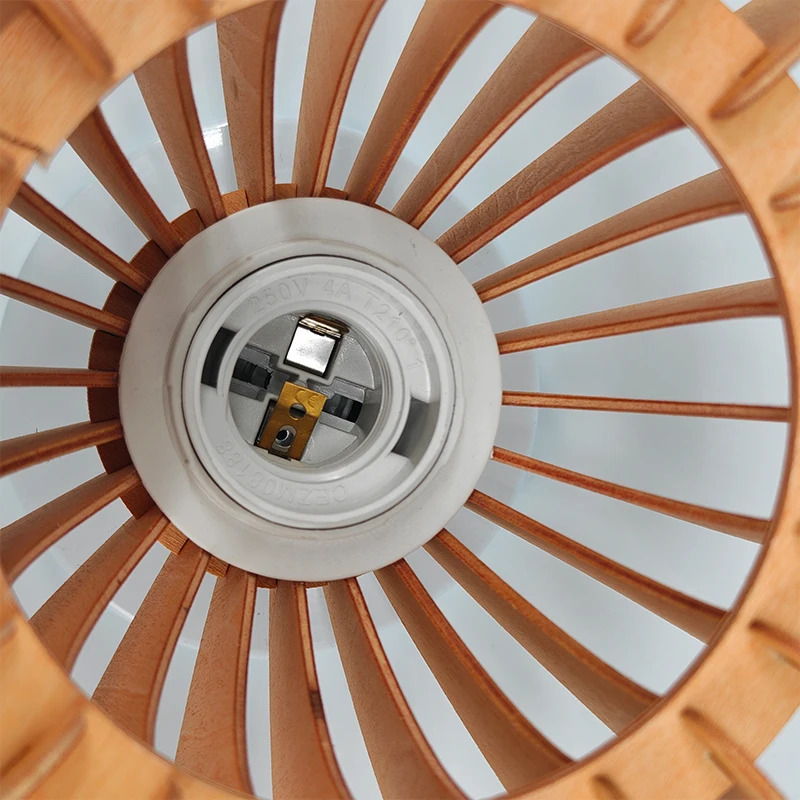 LED plafonnier en bois citrouille tressé à la main tricoté lumière pour salon chambre couloir porche décor à la maison éclairage