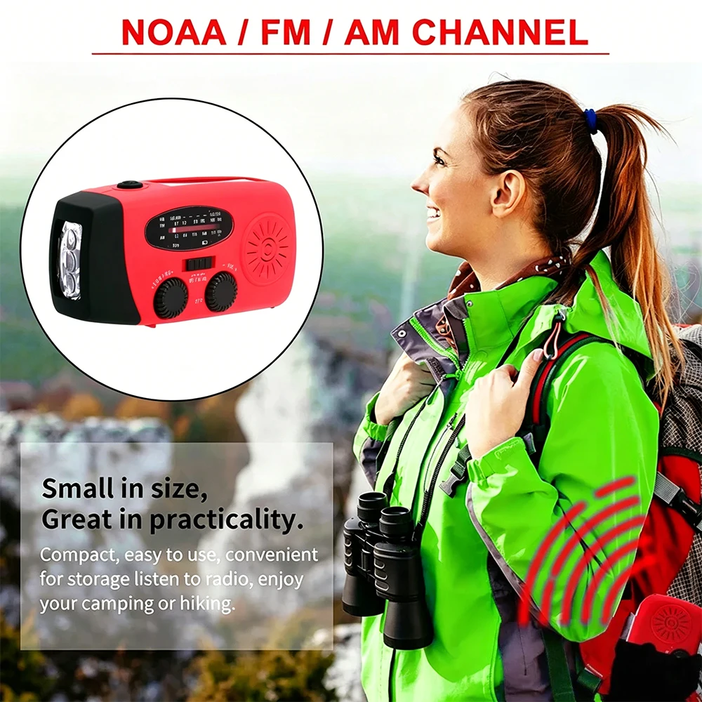 E01 비상용 수동 크랭크 태양열 라디오 2000mAh - Emergency Radio Solar 리뷰 및 가격