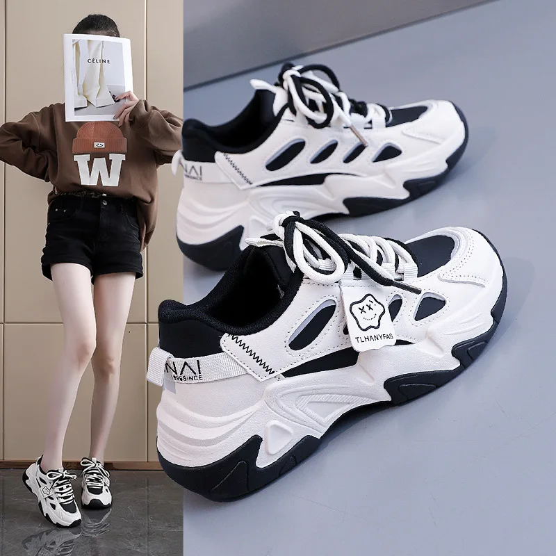 

Soft Bottom Lightweight Sports Shoes for Women Autumn 2025 New Style Casual Travel Shoes Comfortable Dad Shoes Easy to Match
