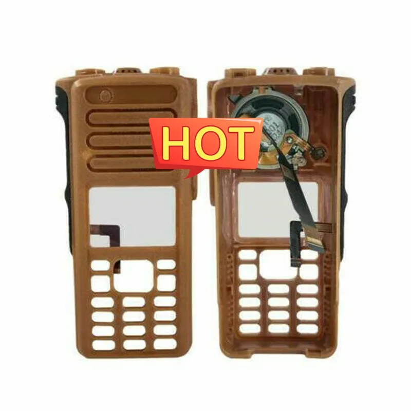 Brown Walkie Talkie Replacement Housing Case Shell with Speaker Fit XPR7550 DGP8550 XIR P8668 Radio-VBLL