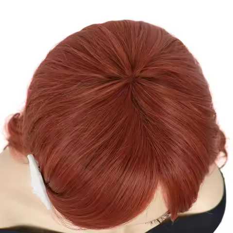 GNIMEGIL Synthetic Auburn Wigs for Women Long Wavy Wig Cospaly Mermaid Halloween Costume Wig Anime Theme Party Heat Resistant