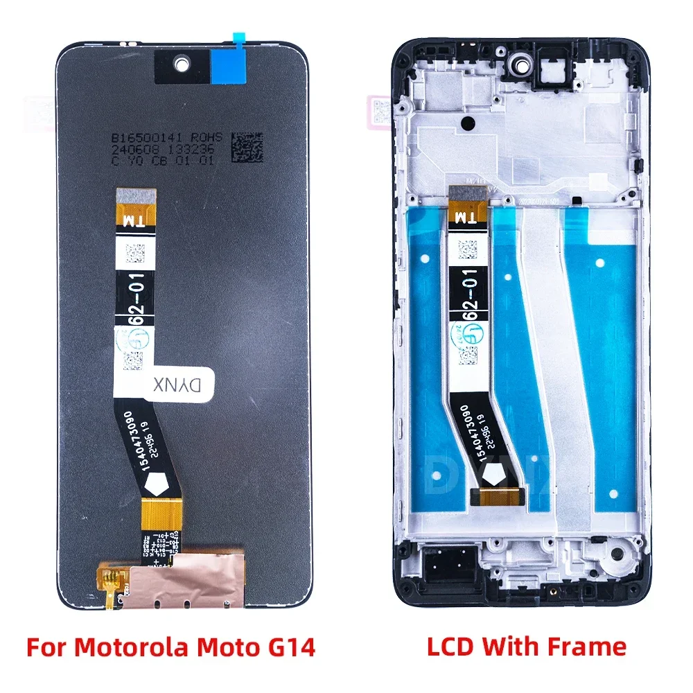 Tested 6.5\'\' For Motorola Moto G14 PAYF0010IN LCD Display With Touch Screen Digitizer Assambly For Moto G54 XT-2343-1 LCD