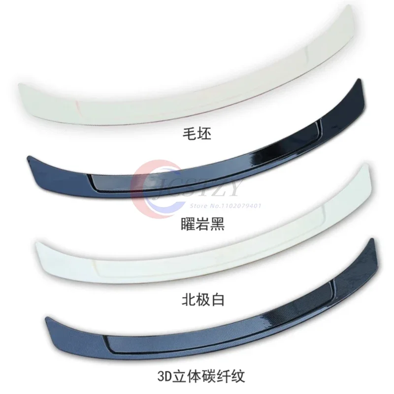 For Benz C-class W213 Spoiler 2015-2020 C180 200 260 300 C63 Real Carbon Fiber/ ABS Glossy Black Car Rear Trunk - view 6