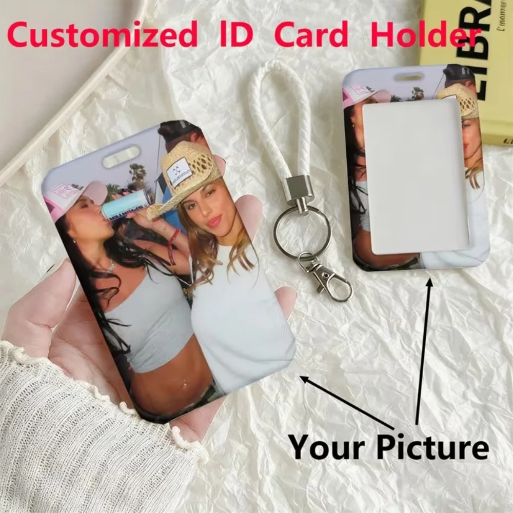 Large Scale Procurement Custom Photo Card Holder Protective Case With Wristband And Keychain For Student ID Work ID And Bus Card