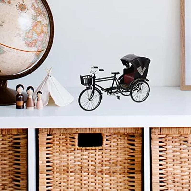 Doll Retro Motorcycle Model Iron Decorative Bicycle Antique Vehicle Collection Vintage Retro Home Furnishings