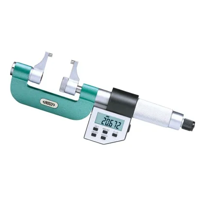 Insize 3538-25 Measuring Range 0-25mm Graduation 0.001mm/0.00005" DIGITAL CALIPER TYPE MICROMETER