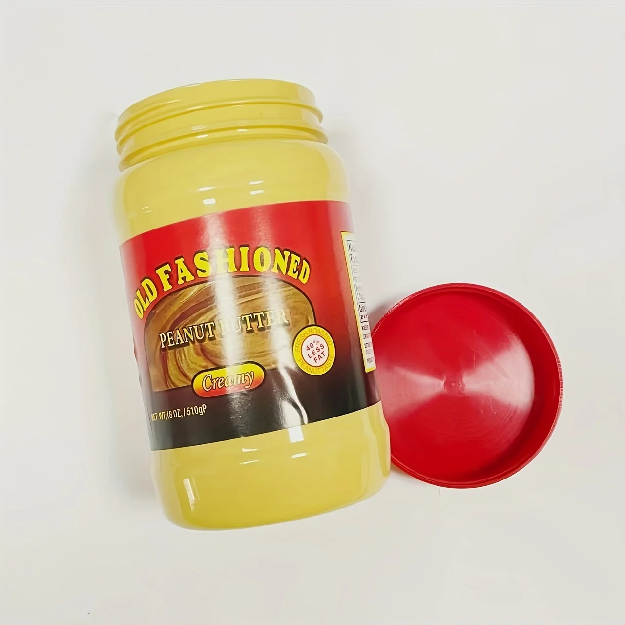 昔ながらのピーナッツバター型の隠し金庫、食品グレードの防臭バッグと隠しコンパートメント付きで安全な保管を実現