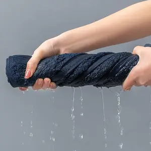 منشفة قطنية حمام منشفة وجه قوية ماصة لينة غير انسكابة الكبار منشفة مربع سميكة في حزمتين أفضل 7 مناشف فندقية مستعملة مبيعا - رقم 2