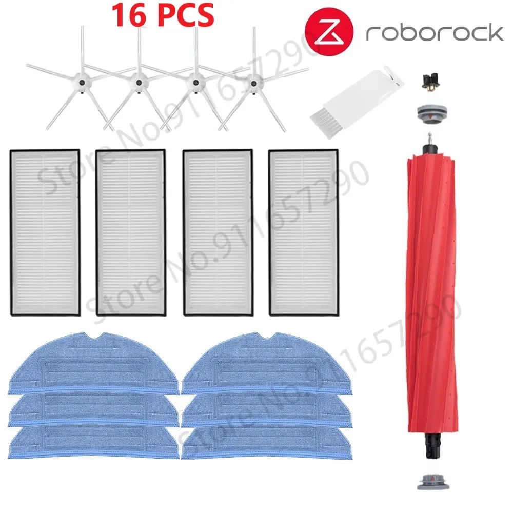 Roborock S7 S70 S75 S7Max S7MaxV T7S Plus Hauptbürste Hepa-Filter Mopps Ersatzteile Roboter-Staubsauger Zubehör