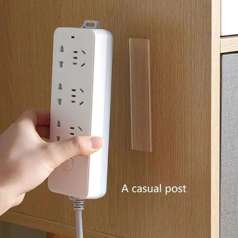 

3 шт. прозрачная двухсторонняя клейкая лента, термостойкие монтажные ленты для крепления удлинителей, домашняя организация M4YD