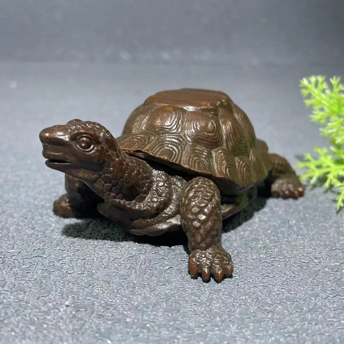 Retro turtle incense burner Ornament Decoration Tea Pet Figurines Desk Decor Accessories