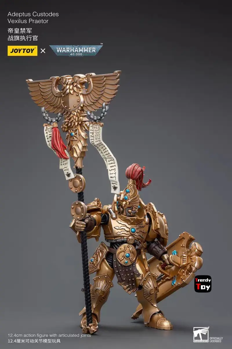 【JOYTOY】Warhammer 40K Adeptus Custodes Vexilus Praetor 1/18 figurine jouets