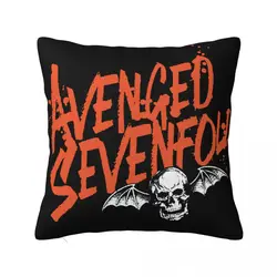 Avenged Sevenfold A7X Orange Splatter Pillowcase Cushion Soft Large Size Pillowcase Pillow Cases Customizable