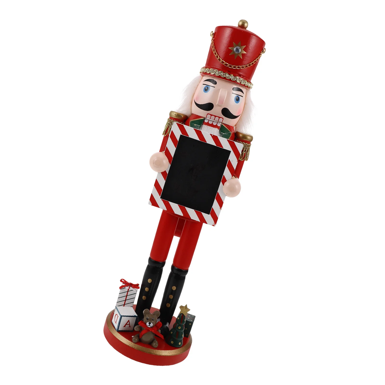 

Wooden Nutcracker Soldier Desktop Ornament Christmas Table Decor Traditional Nutcracker Holiday Decoration Party Supply