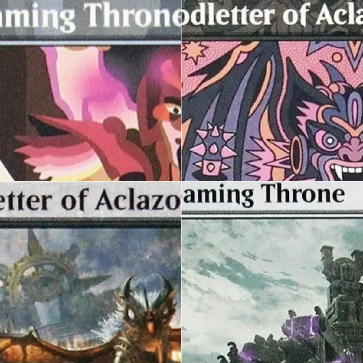 

"Roaming Throne/Bloodletter of Aclazotz" TCG Magical Proxy Cards High Quality Gathering Board Playing Game Trading Cards Proxy