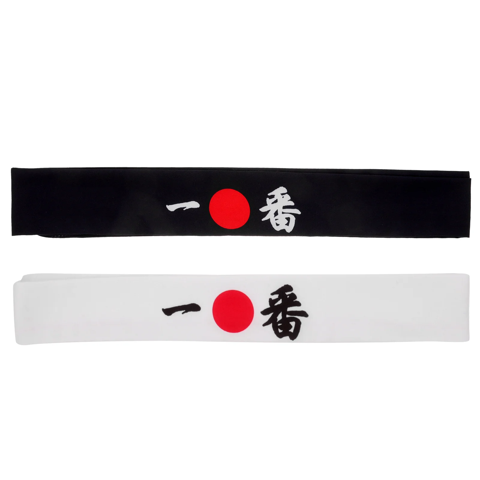 2 Pcs Japanese Cheer Headscarf Decor Sushi Headband Chef Clothing Samurai Karate Wide Cotton Supply