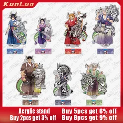 Demon Slayer 5th Anniversary Acrylic Stand The Year of The Loong Rengoku Kyoujurou Statue Uzui Tengen Figure Tanjirou Doll Toys