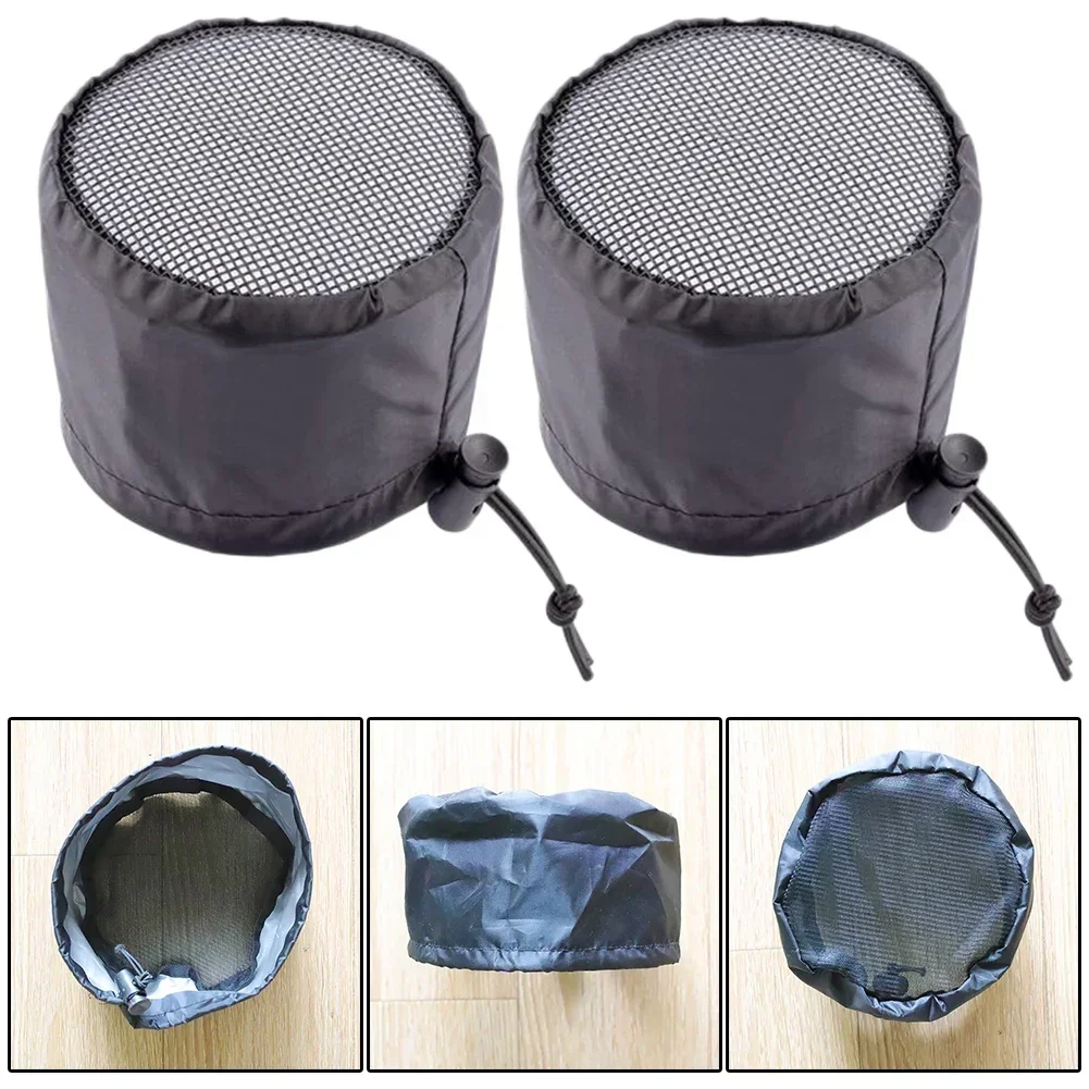 

2Pcs Grow Tents Duct Filter Vent Cover With Elastic Band Fixed Buckle Greenhouse Insect Proof Ventilation Covers For Plants