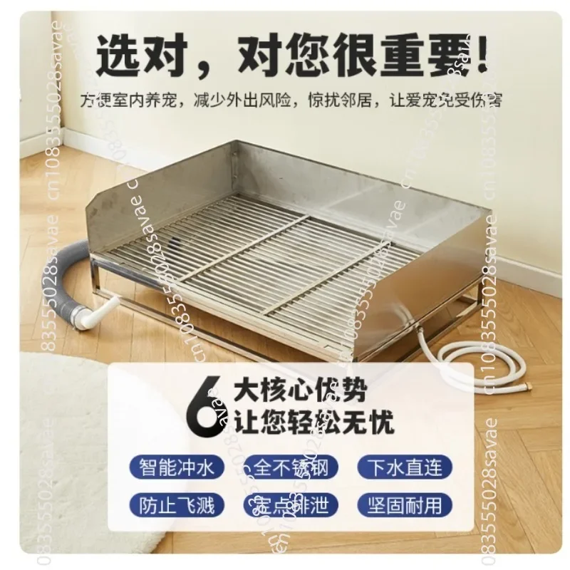 Stainless Steel  Toilet Fixed-point Defecation Automatic Cleaning Toilet Urinal Household Special Potty