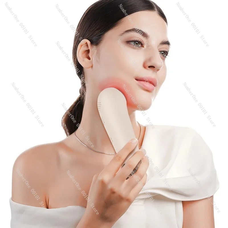 Home Use Facial Beauty Instrument, Blackhead Absorption Deep Cleansing, 3-Gear Refrigeration Vibration Rechargeable Massager