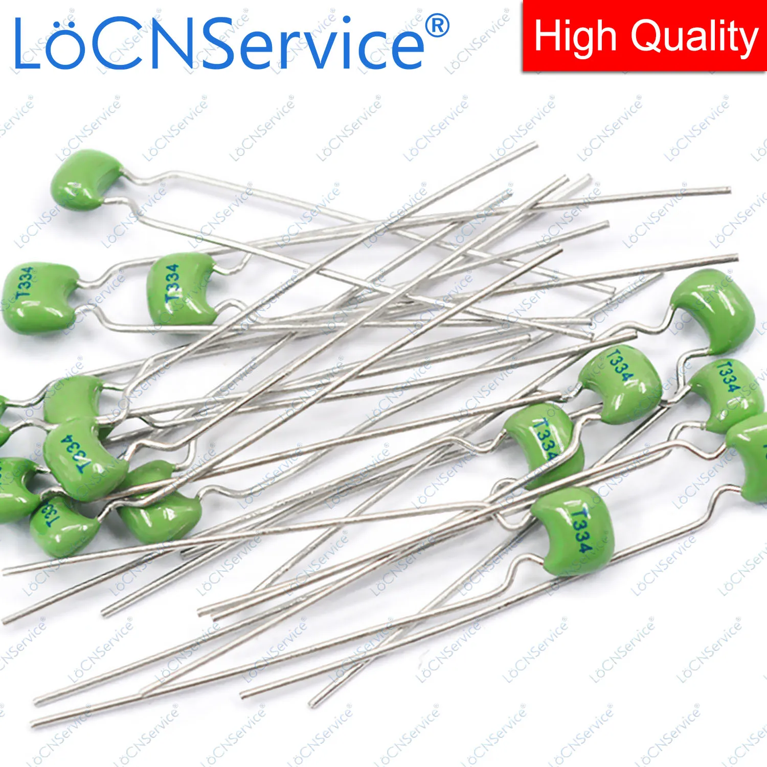 LoCNService 500PCS Green Monolithic Ceramic Capacitor 63V 15NF 22NF 33NF 47NF 68NF 100NF 153 223 333 473 683 104 5.08mm K 10%