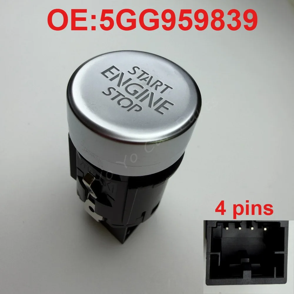 5GG959839 Ignition Starter Switch For Golf 2013-2021, E-Golf 2014-2021, T-Roc 2018-2024, GTI 2015-2021