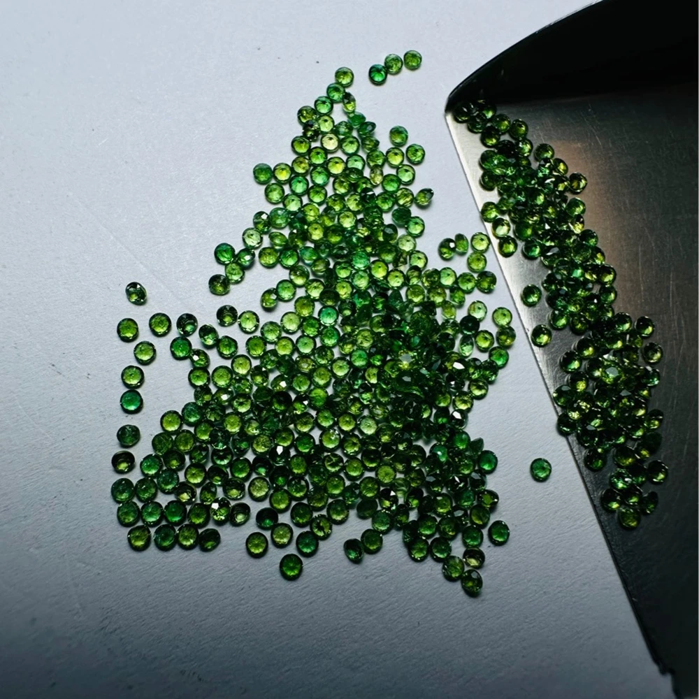 1-3mm Small Size Natural Gems Green Tourmaline Stone