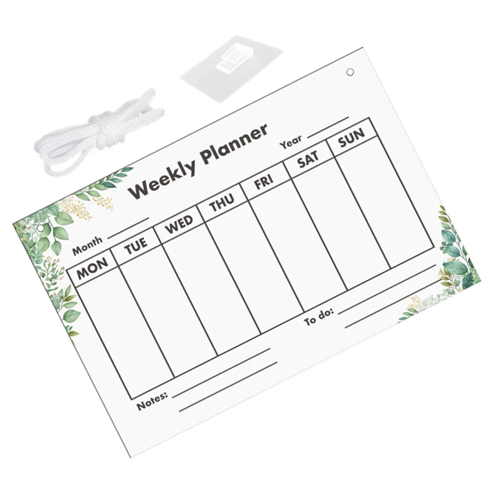 1 مجموعة لوحة مذكرة أكريليك حديثة مادة آمنة متعددة الاستخدامات ديكور مكتب المنزل لوحة مذكرة معلقة عملية لوحات مكتوبة بخط اليد واضحة #5