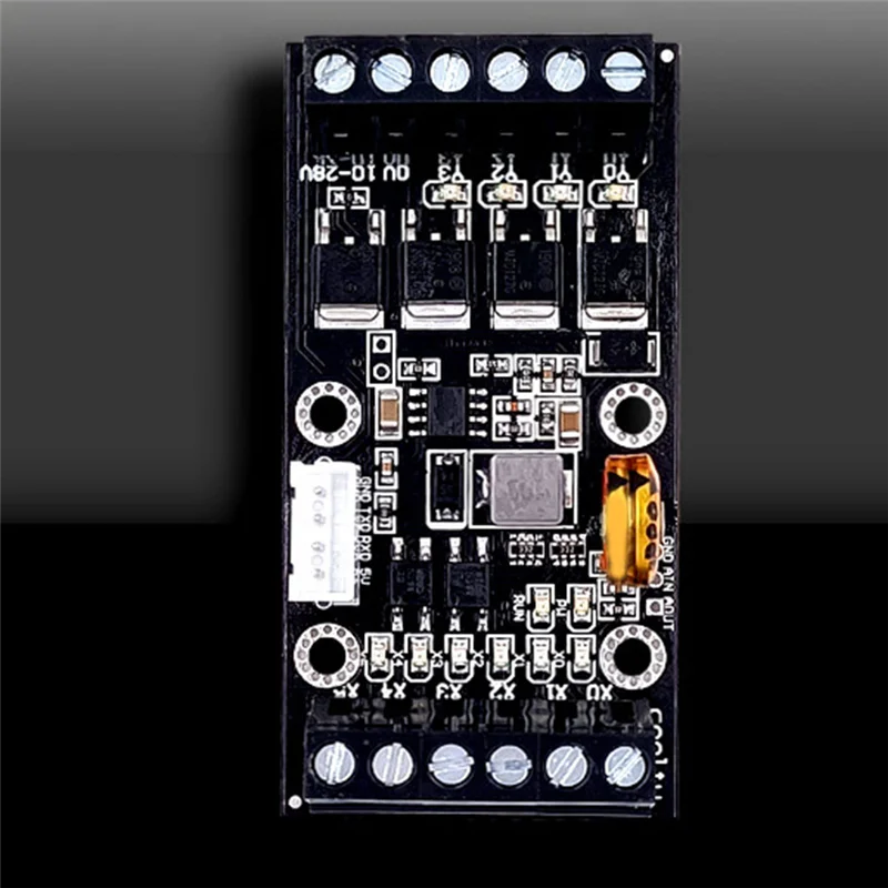 Placa de controle industrial do PLC com módulo do relé do atraso do trilho guia, cabo do USB-TTL, saída de entrada análoga, FX1N-10MT