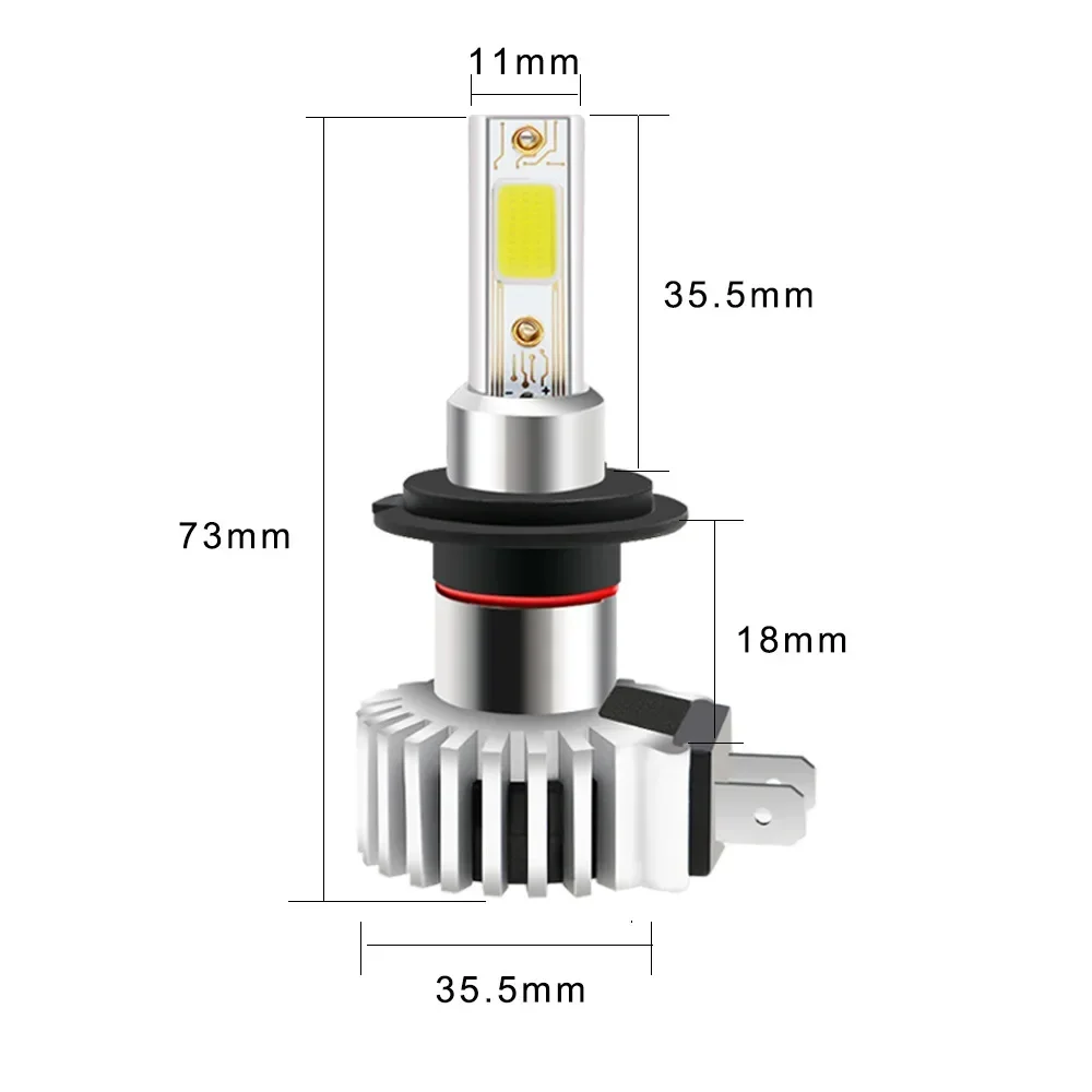 9005 Led Car Headlight 60W 40000LM 6500K Led Lights 880 9004 9006 9007 9012 H1 H3 H4 H7 H11 H 13 Auto Bulbs