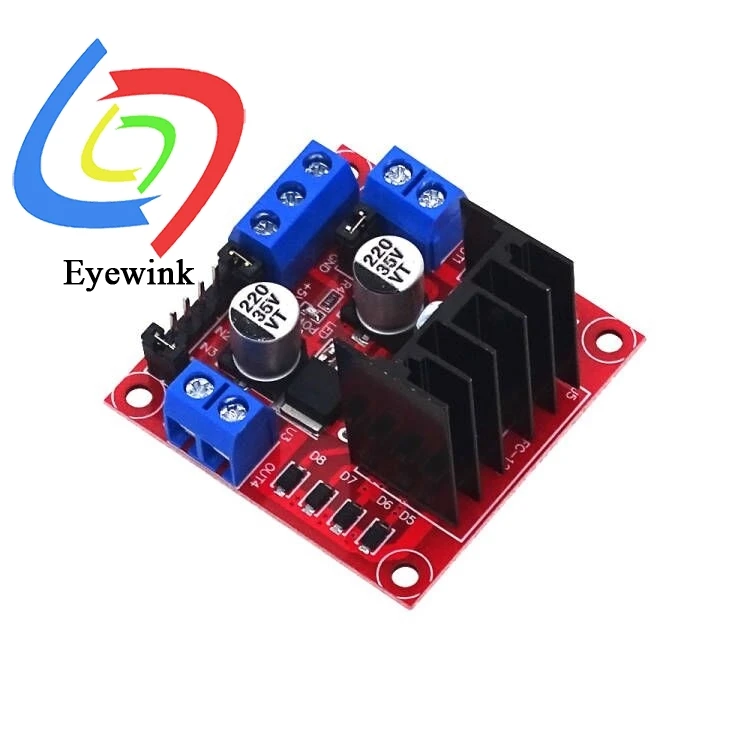 Módulo duplo da ponte H da placa controladora do driver do motor de passo L298N para o carro esperto