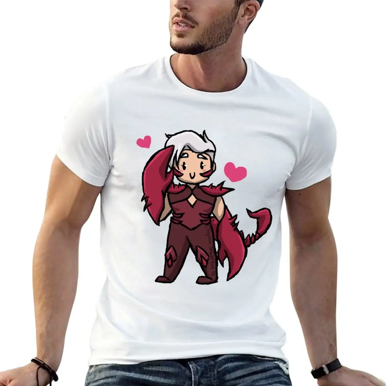 SPoP Chibi Scorpia T-Shirt animal prinfor boys oversizeds men clothes