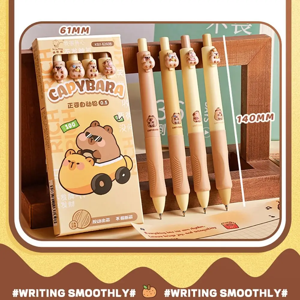4Pcs 0.5/0.9MM Mechanical Pencil Pen Holding Posture Correction Automatic Pencil Sketch Comics Design Drawing Writing Tool