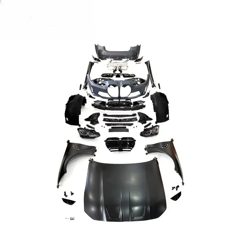 New 3 SERIES G20 G28 UPGRADE to G80 STYLE WIDEN BODY KIT FRONT BUMPER DIFFUSER GRILLE HOOD 2021 PP G20 G28 F80 CAR PARTS