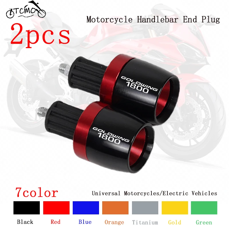 

For HONDA Gold Wing 1800 GL1800 GL 1800 Accessories Motorcycle Grip Handle Bar Ends Handle Bar Grips Cap Anti Vibration Plug