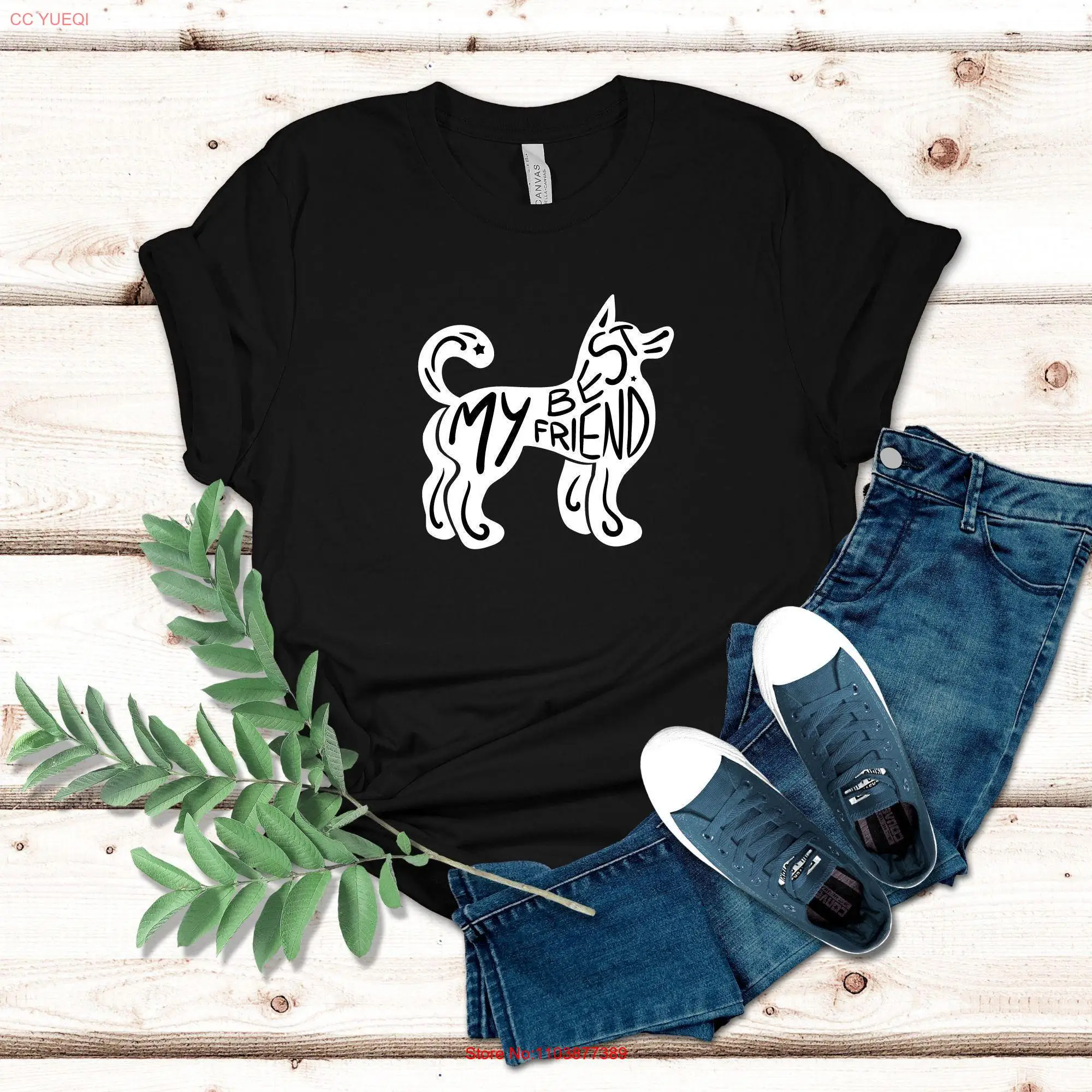 Футболка с изображением моей лучшего друга и собаки, милая лапа, мама, любитель домашних животных, пусть мне скажи тебе о длинных или коротких рукавах