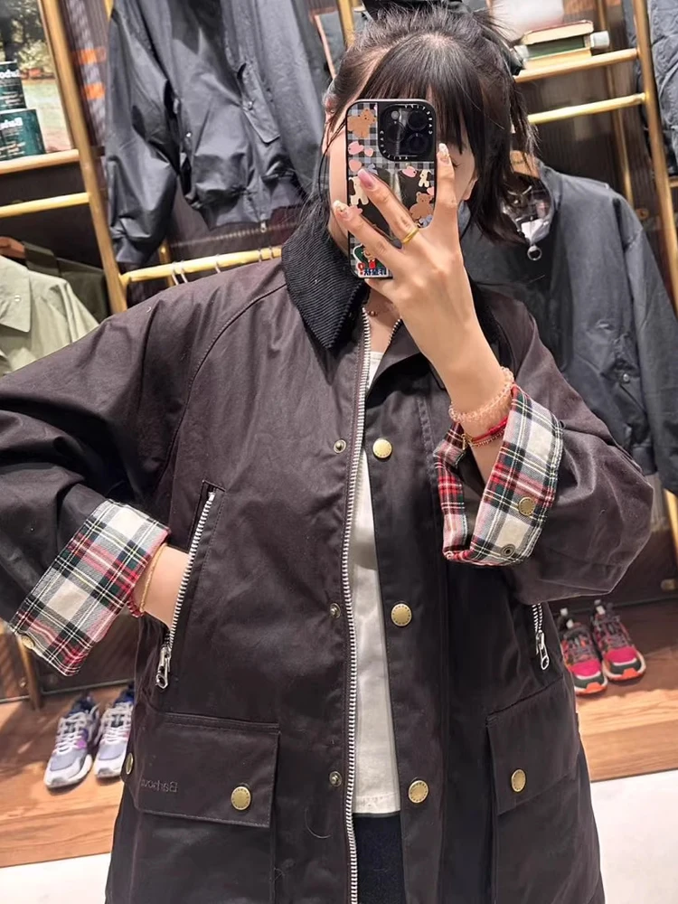 B@r X ALEXA CHUANG Multi-Pocket Waxed Jacket