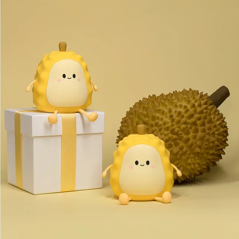 

Durian Silicone Lamp USB Charging Dimming Timed Sleep Companion Pat Lamp Bedside Soft Light Eye Protection Night Light