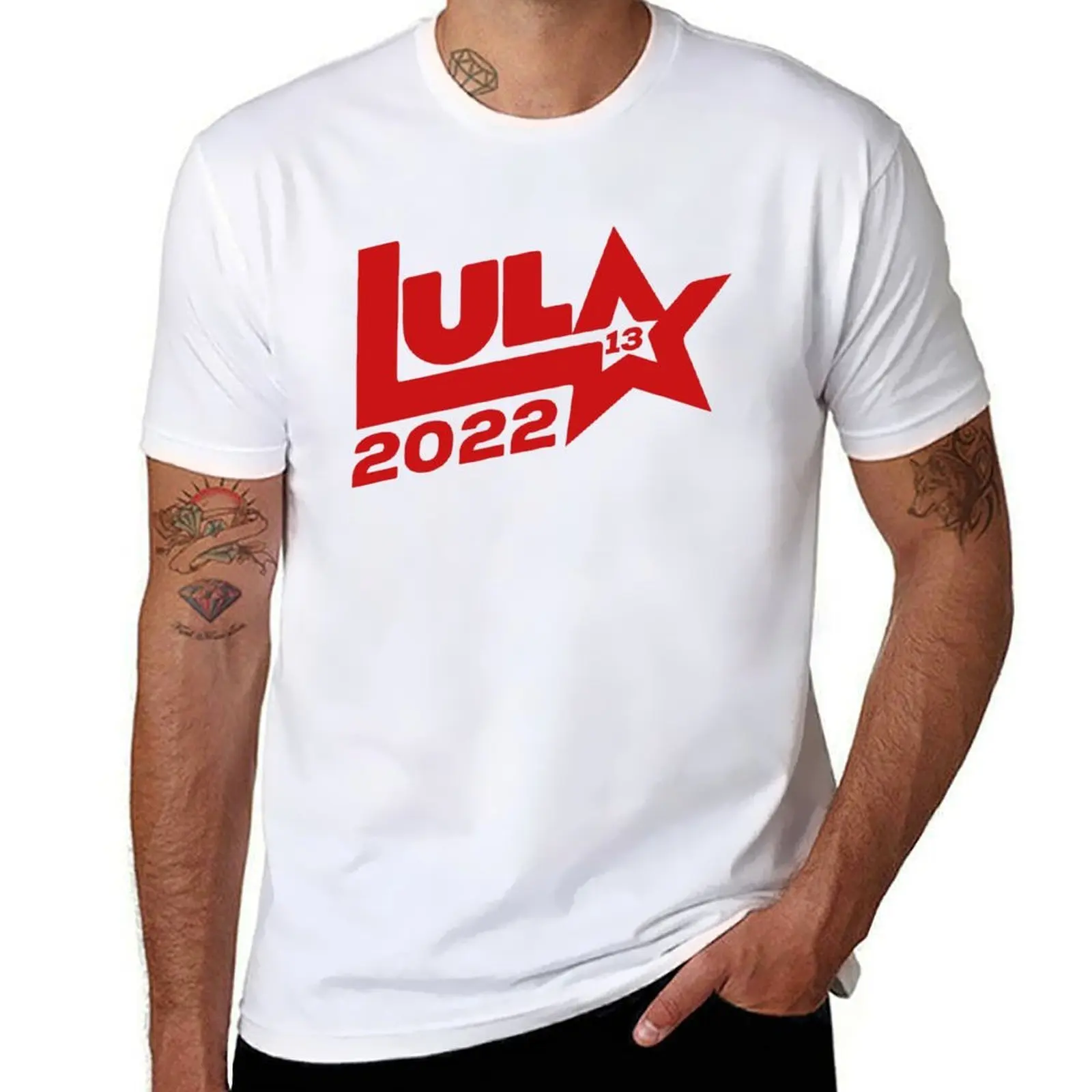 

Lula 2022 13 PT eleies presidenciais Brasil 2022 T-Shirt t shirts for man pack white t shirts for man graphic tees T-Shirt
