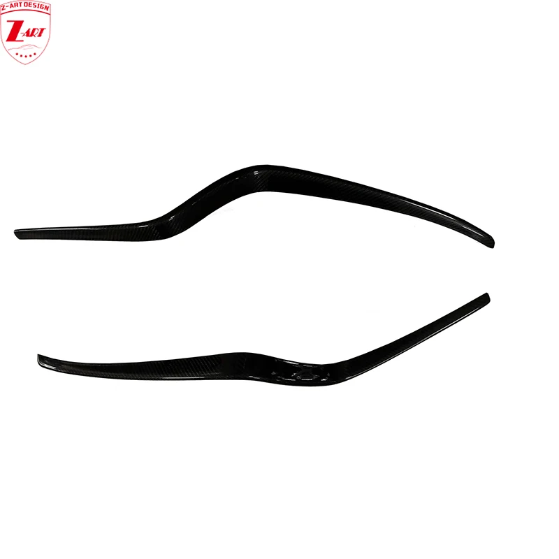 Z-ART Front Bumper Splitter for Porsche Macan Macan S Carbon Fiber Front Canards for Porsche Mcan S Carbon Fiber Front Lip