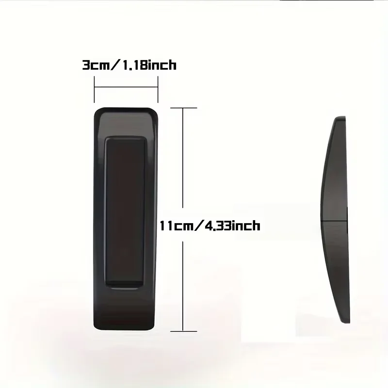 1/5pair Self-Adhesive Cabinet Handle Pull Drawer Pull, Sticks on Glass Window Wardrobe Handle, No Drilling Required